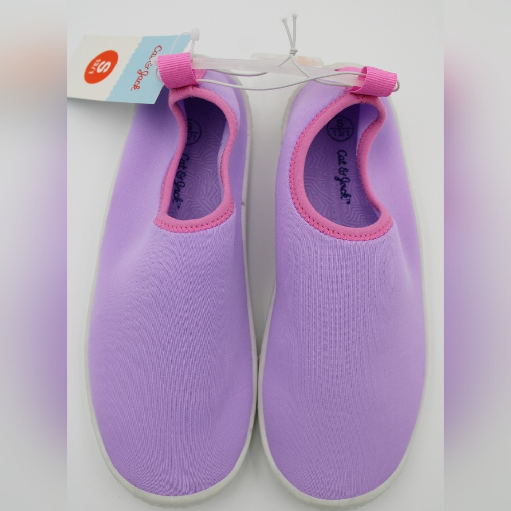Cat & Jack Kids Slip-On Water Shoes — Purple, Size 13/1 (NWT) - Picture 3 of 6